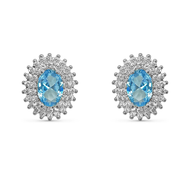 Boucles d'oreilles Lumière Azur