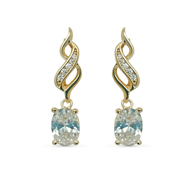 Boucles d'oreilles Flamme d'Or